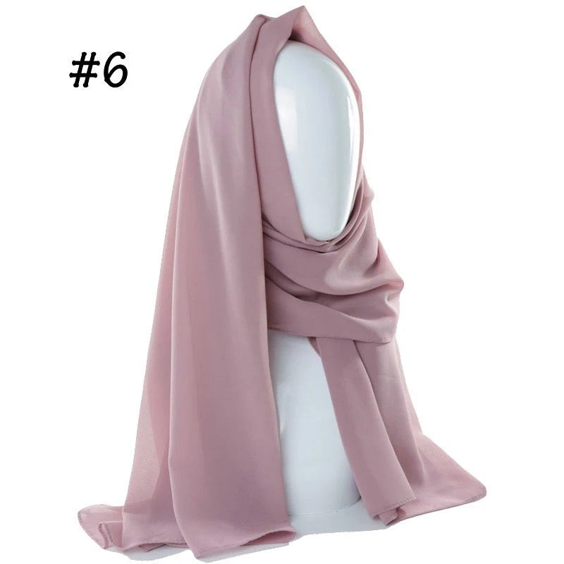 Delicate Lavender Chiffon Hijab
