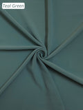 Georgette – Teal Green