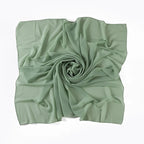 Chiffon Hijab Patti in Light green Chiffon Scarf