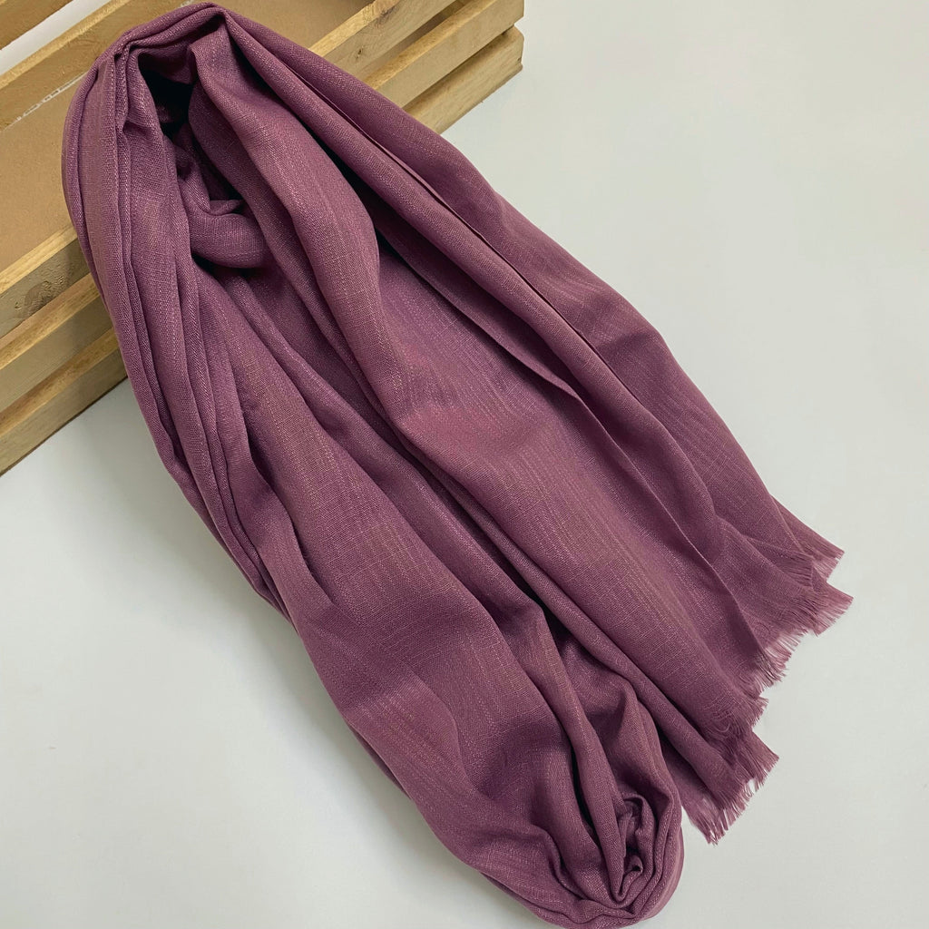 Premium Turkish – Slub Textured (Wider Width) – Boysenberry