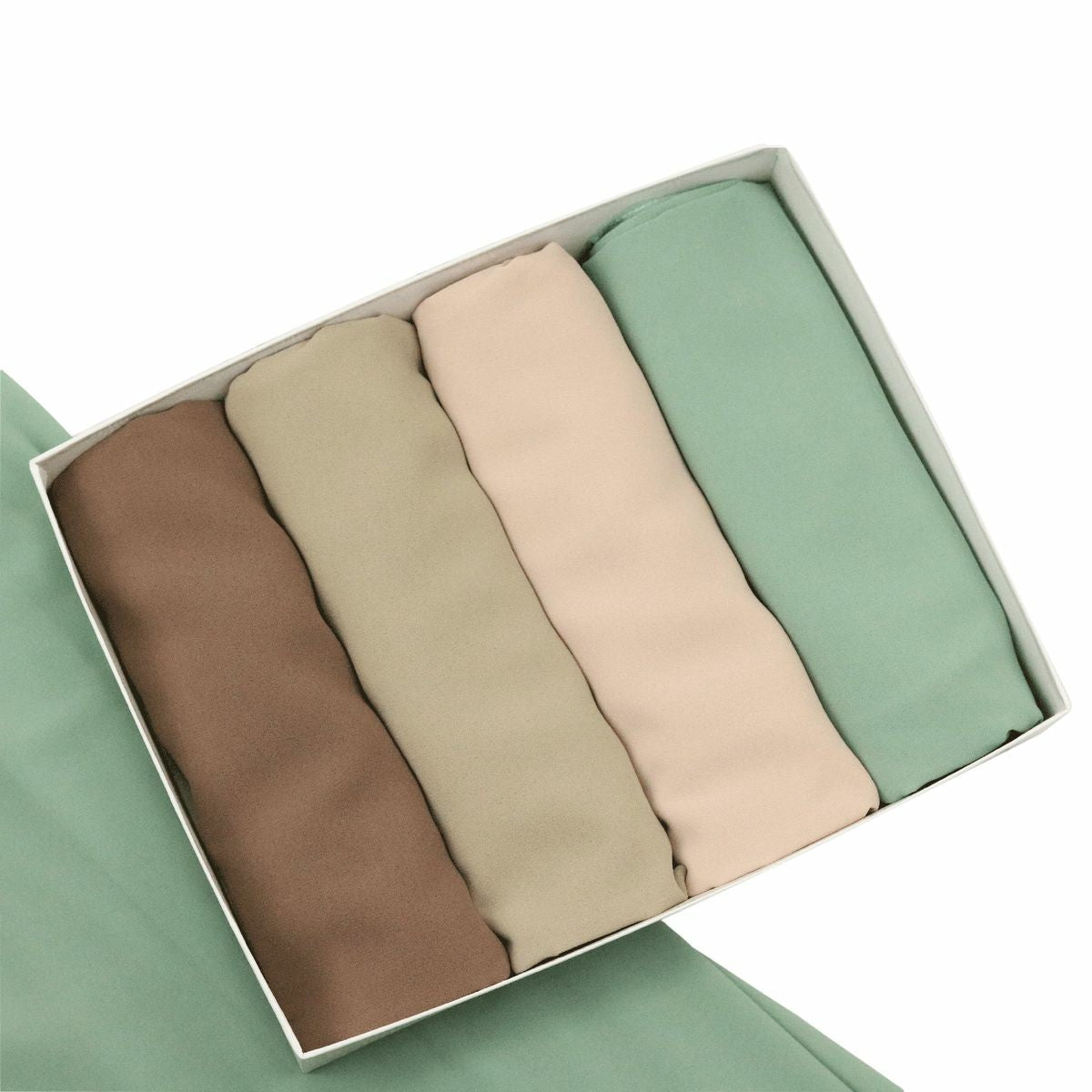Georgette Hijab Box Of 4 (E)