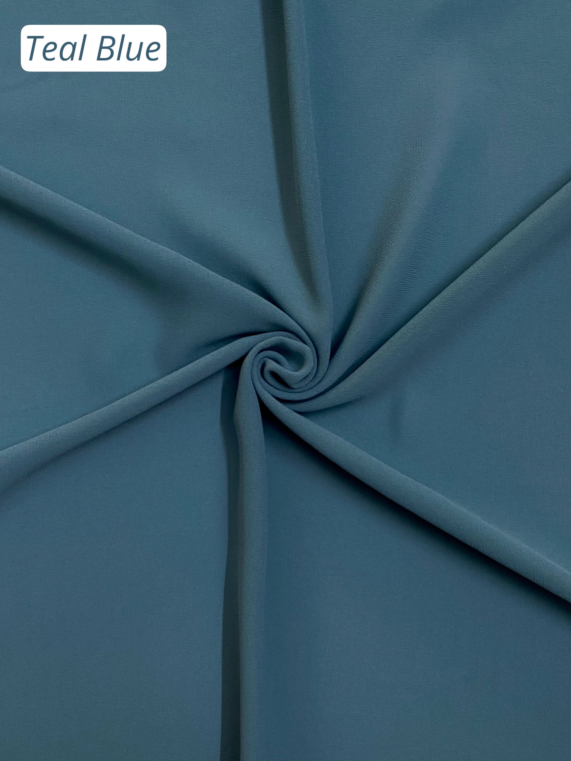 Georgette – Teal Blue