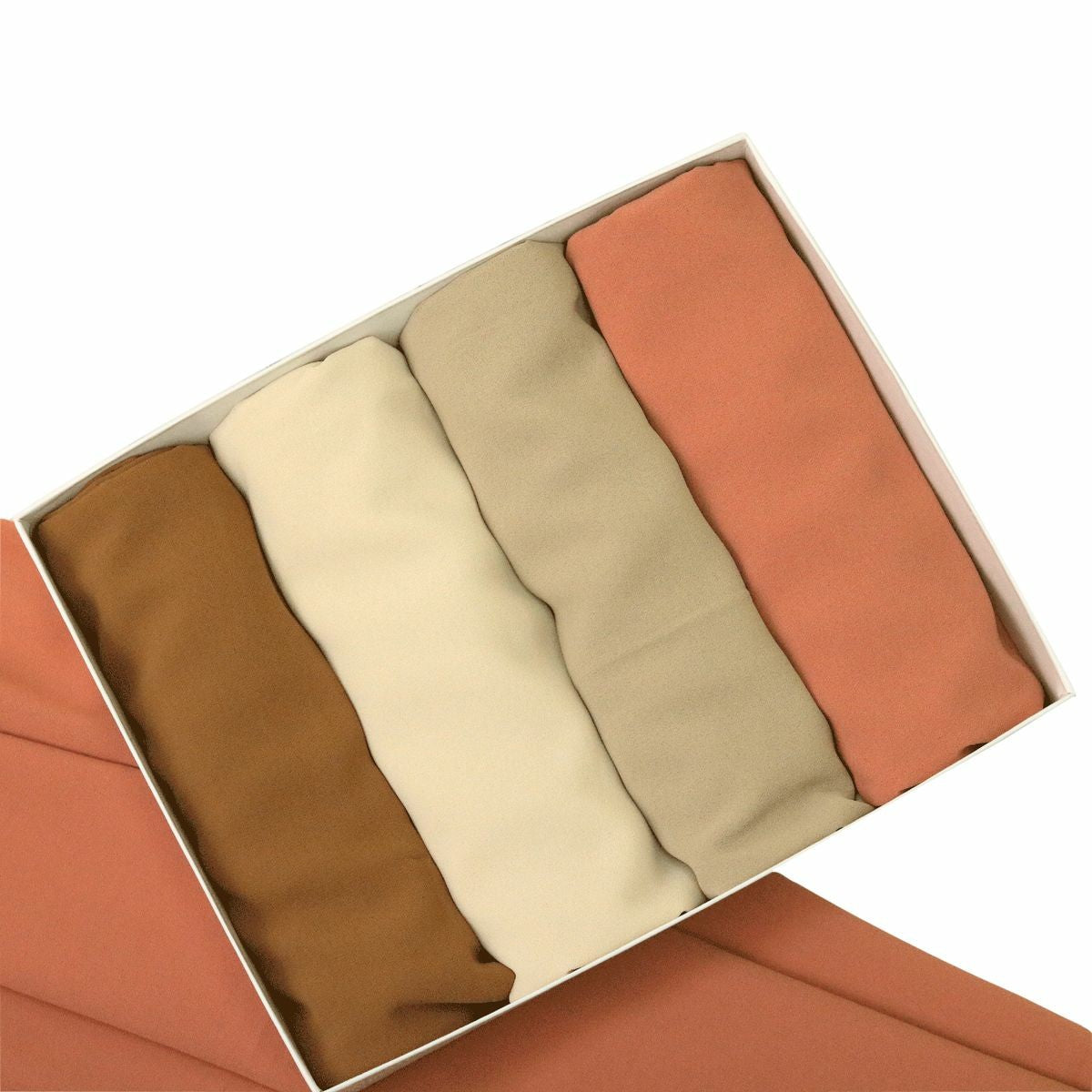 Georgette Hijab Box Of 4 (B)
