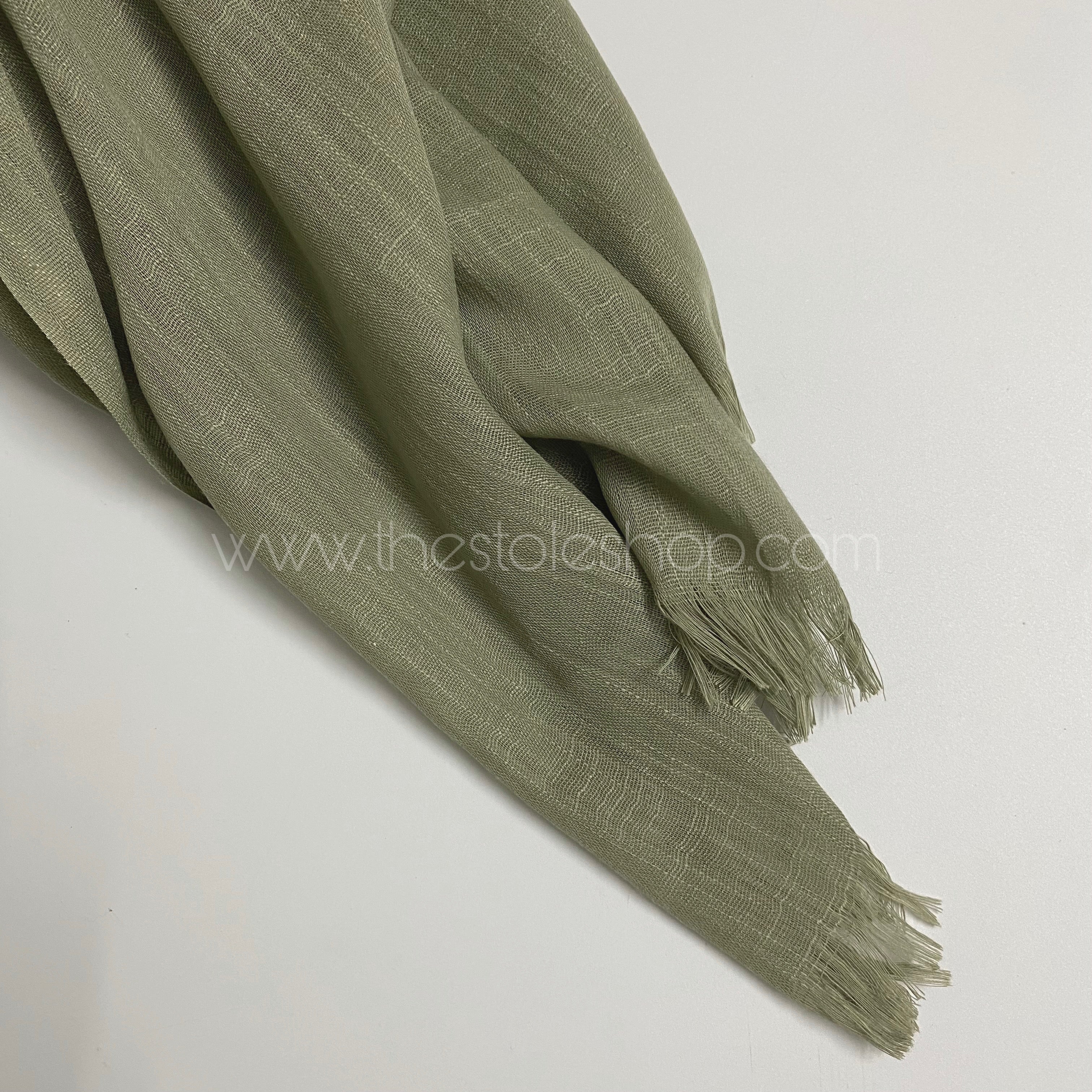 Premium Turkish – Slub Textured (Wider Width) – Artichoke