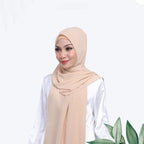 Matching Color Chiffon Instant Hijab for Muslim Women