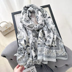 Floral Print Grey-S5