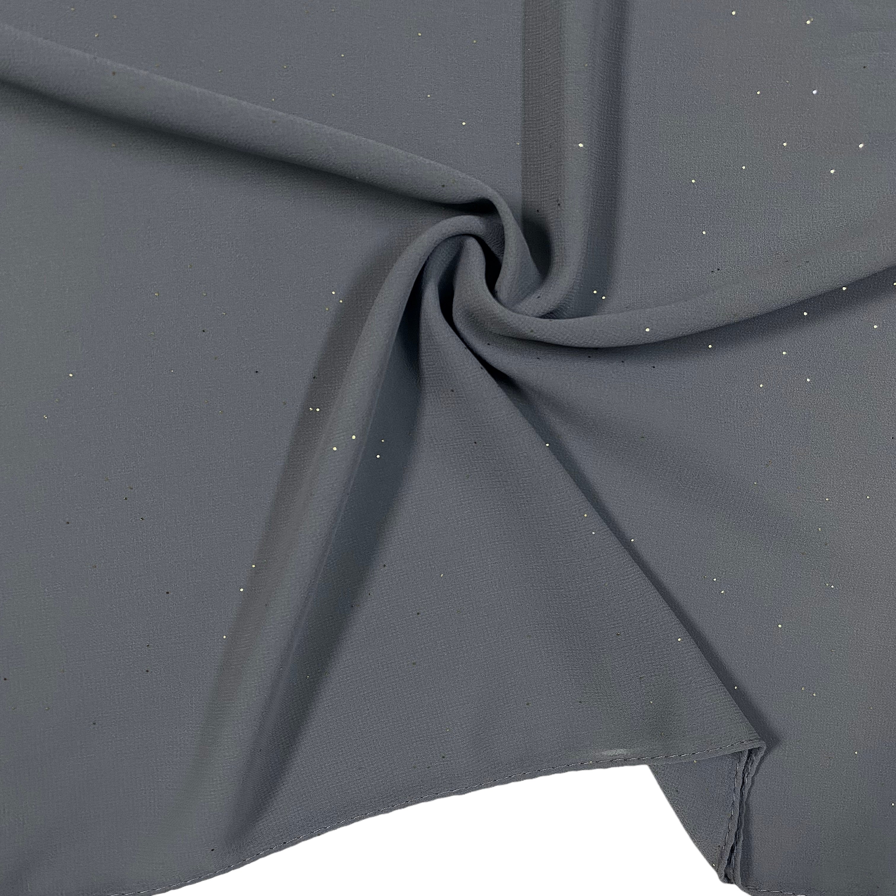 Glittered Georgette – Ash Grey