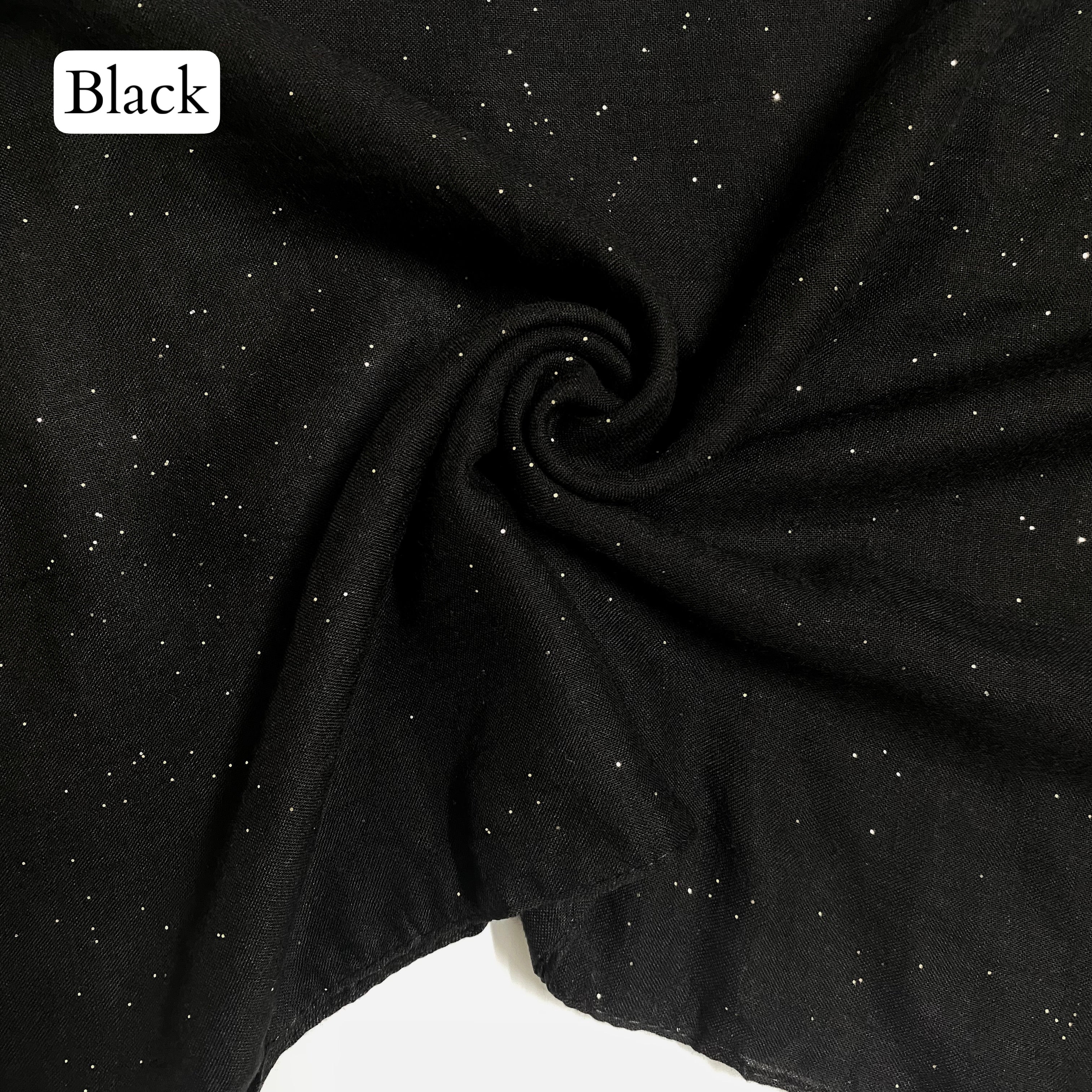Glitter Lawn - Black