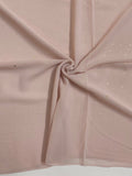 Glittered Georgette – Powder Pink