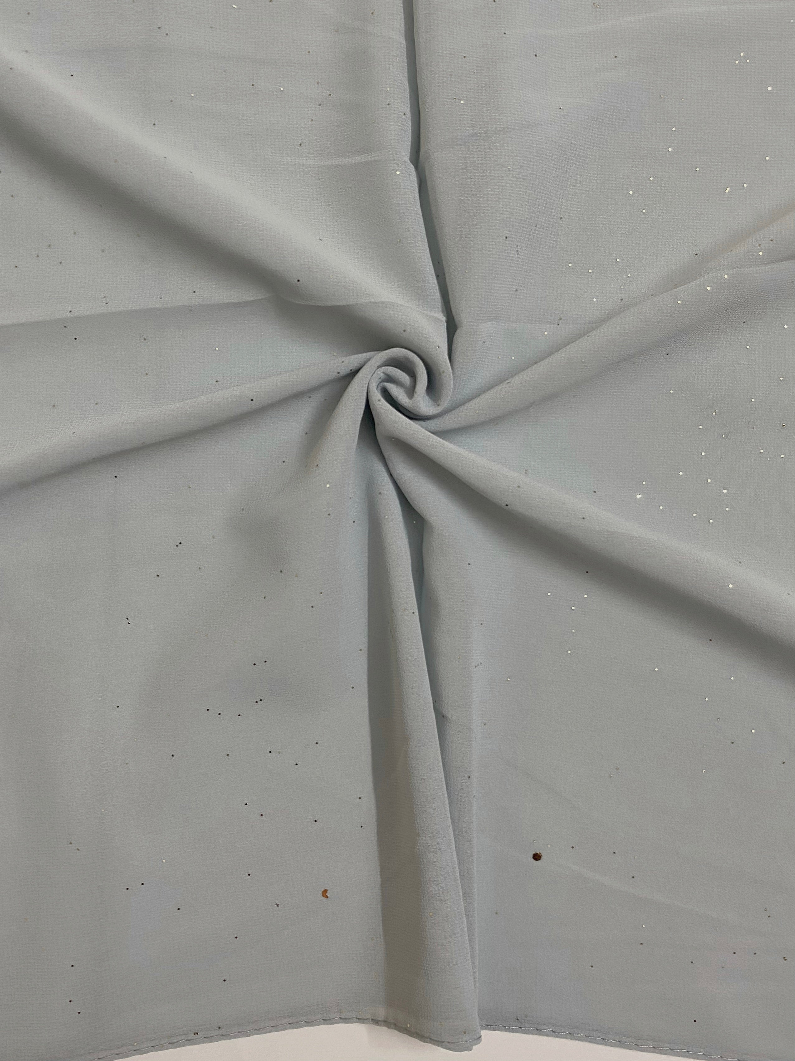 Glittered Georgette – Silver