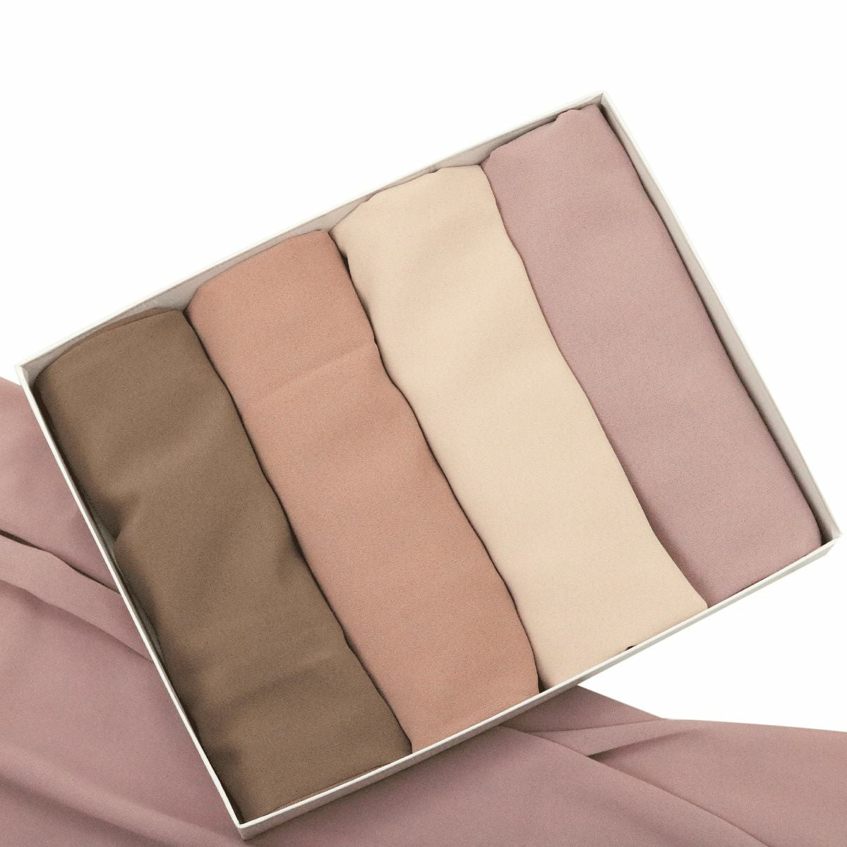 Georgette Hijab Box Of 4 (A)