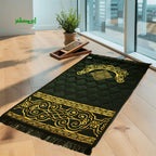 Velvet Foam Quilted Orthopedic Embossed Padded Jai Namaz | Prayer Mat | Janamaz FPM-25