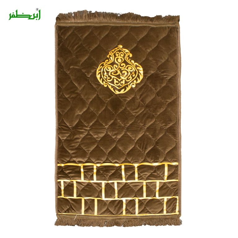 Velvet Foam Quilted Orthopedic Embossed Padded Jai Namaz | Prayer Mat | Janamaz FPM-25