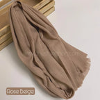 Premium Turkish – Slub Textured (Wider Width) – Rose Beige