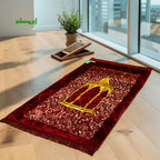 Velvet Foam Quilted Orthopedic Foam Padded Jai Namaz | Prayer Mat | Janamaz