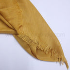 Premium Turkish – Slub Textured (Regular Width) – Mustard