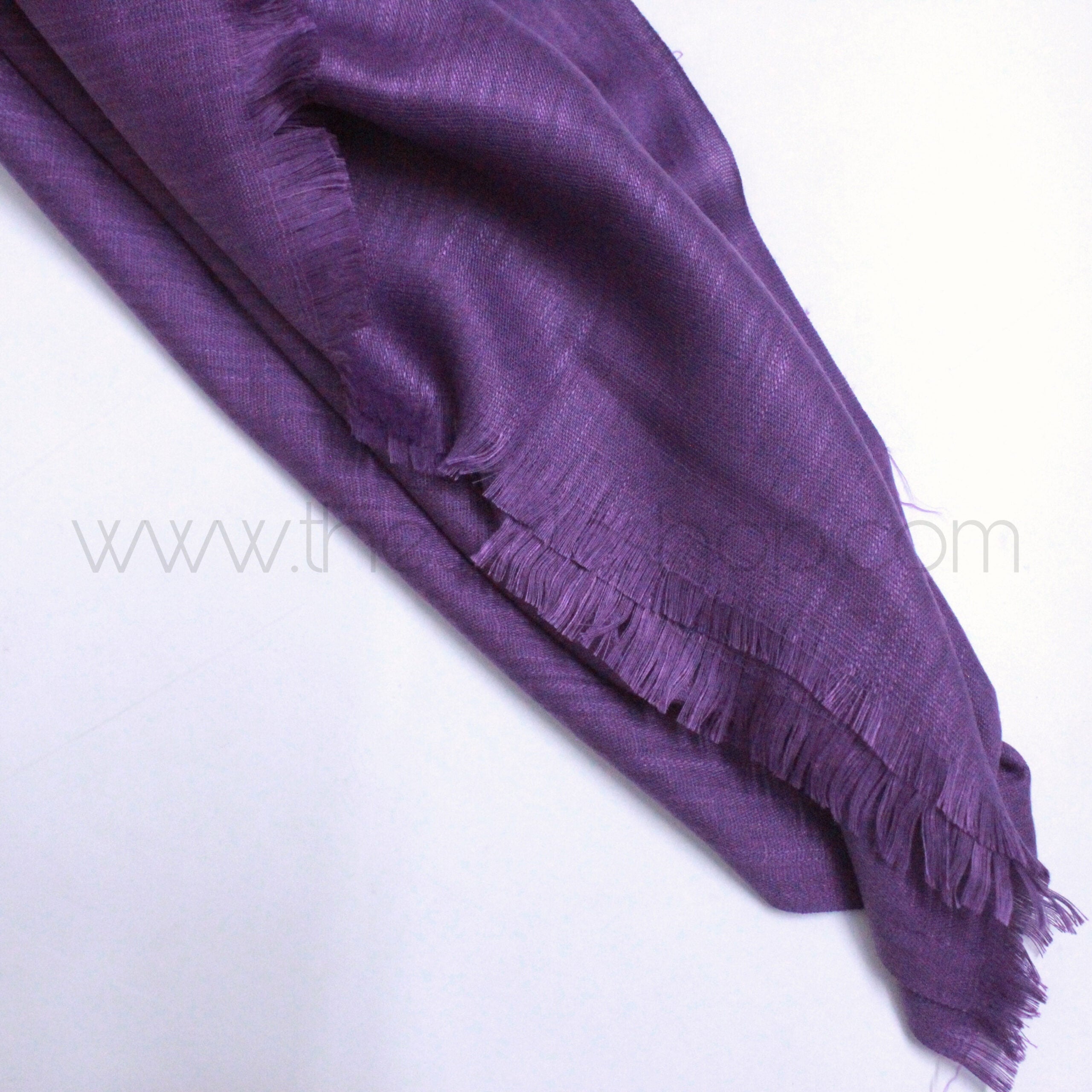 Premium Turkish – Slub Textured (Wider Width) – Royal Purple