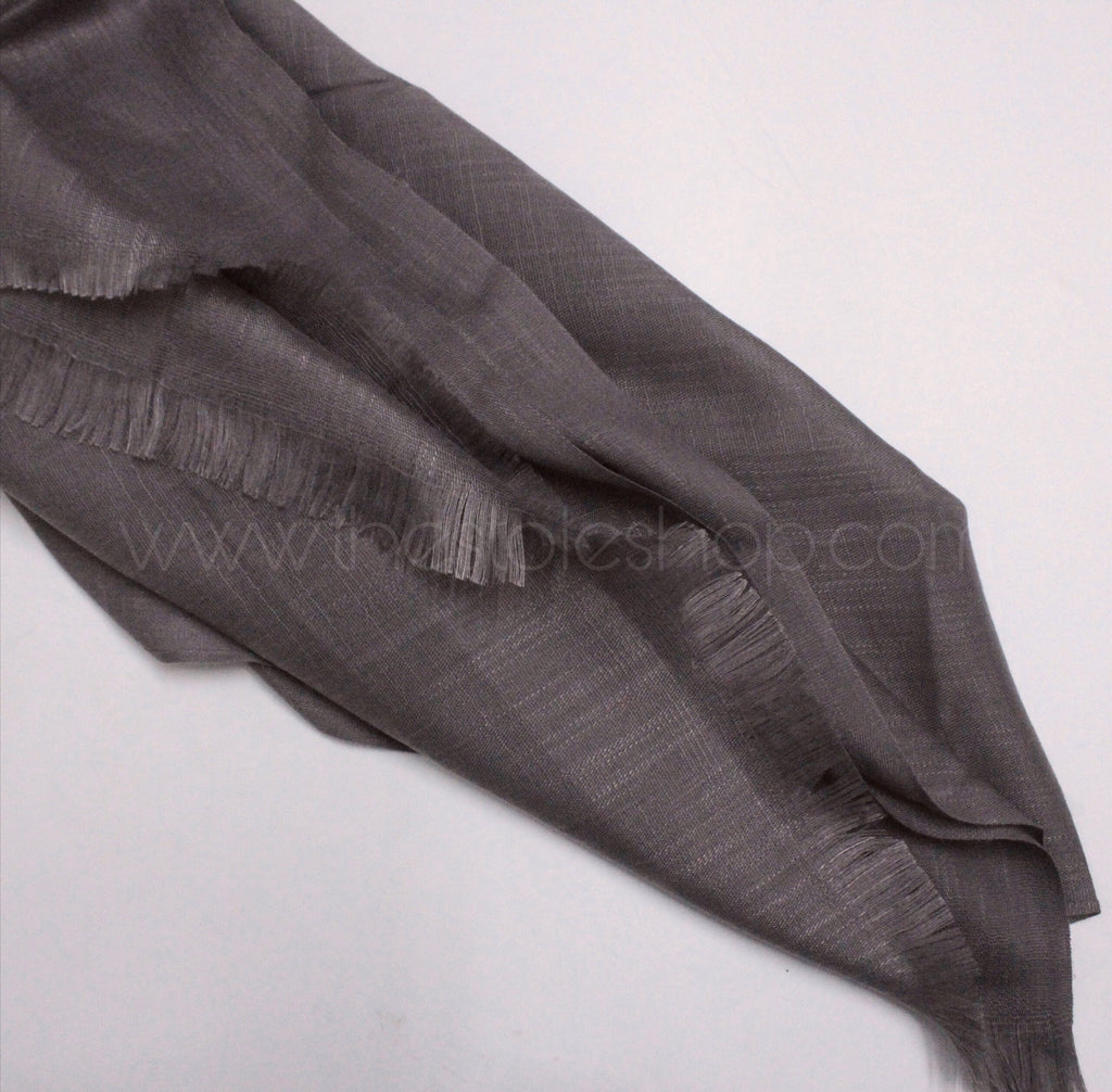 Premium Turkish – Slub Textured (Wider Width) – Graphite