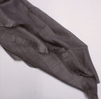 Premium Turkish – Slub Textured (Wider Width) – Graphite