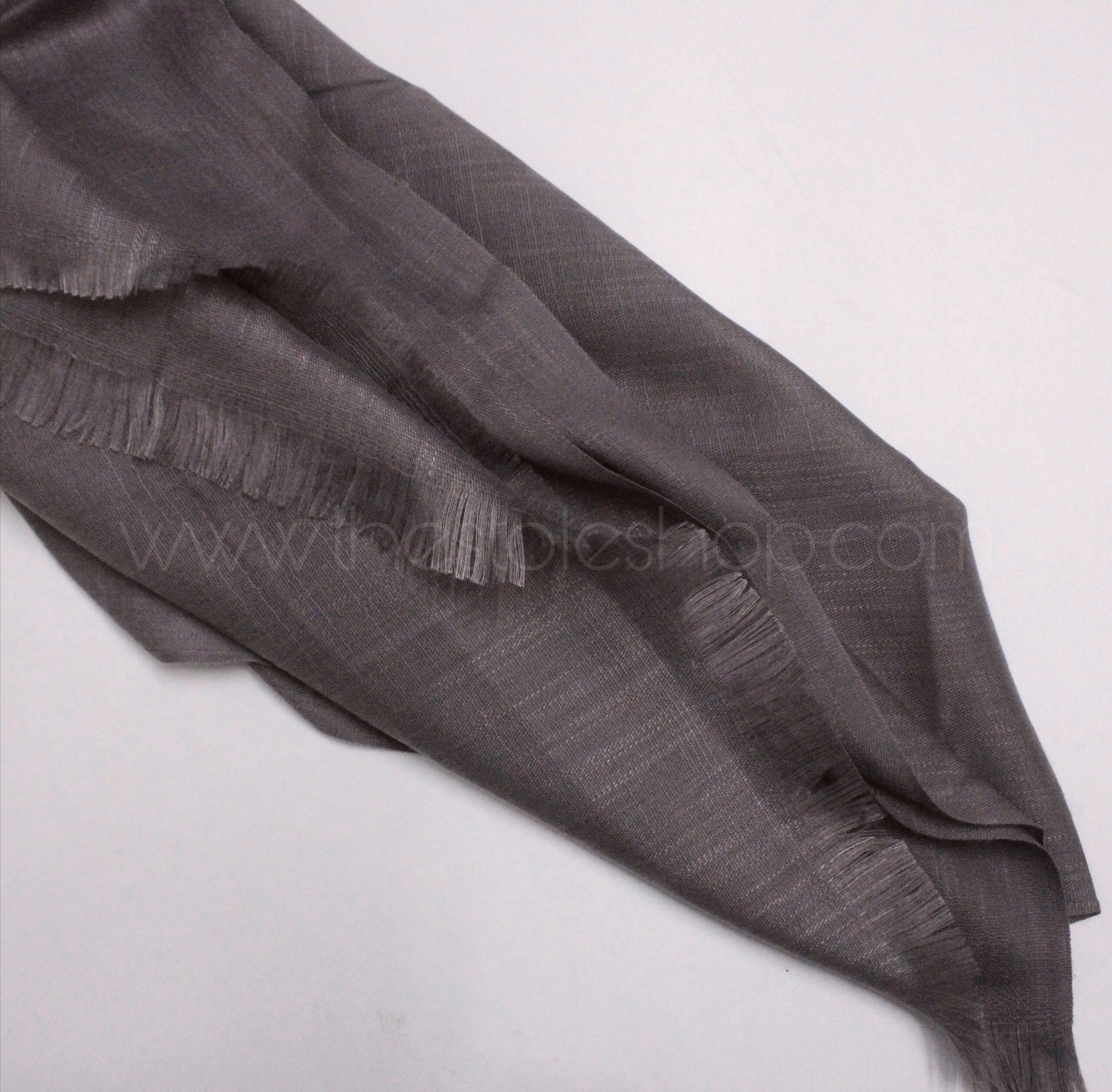 Premium Turkish – Slub Textured (Wider Width) – Graphite