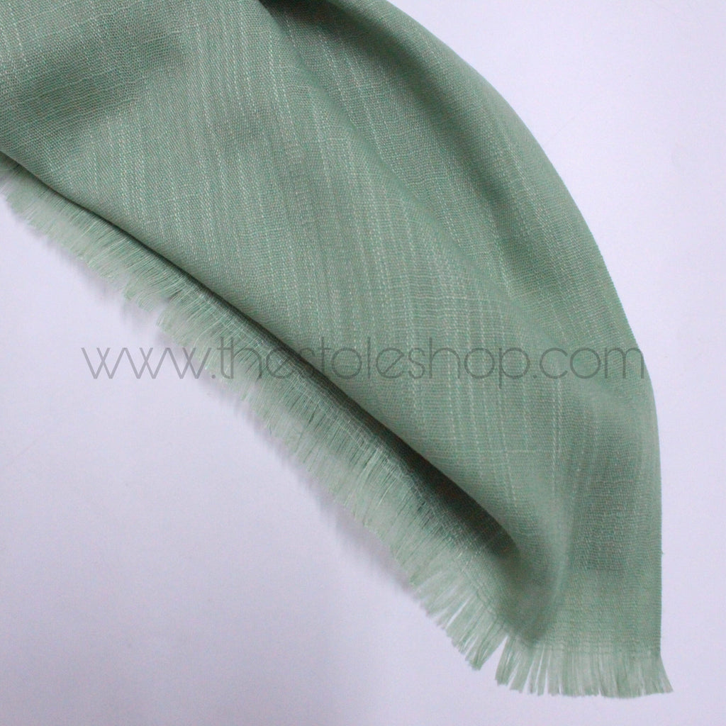 Premium Turkish – Slub Textured (Wider Width) – Sage Green