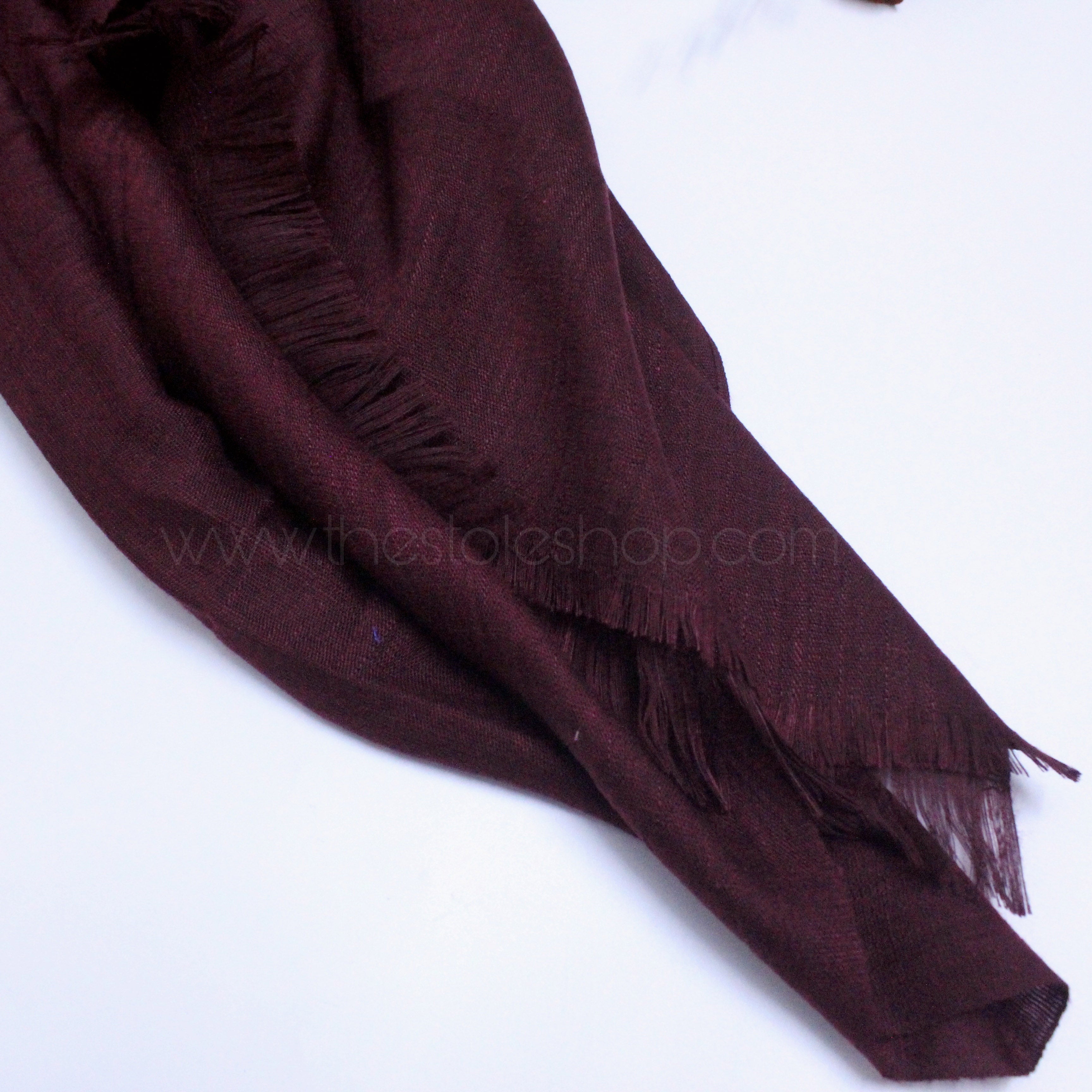 Premium Turkish – Slub Textured (Regular Width) – Plum