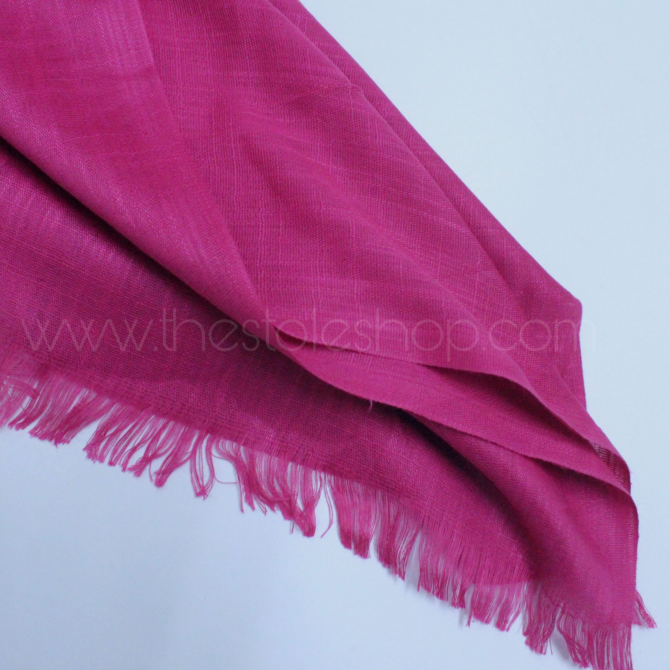 Premium Turkish – Slub Textured (Wider Width) – Fushcia