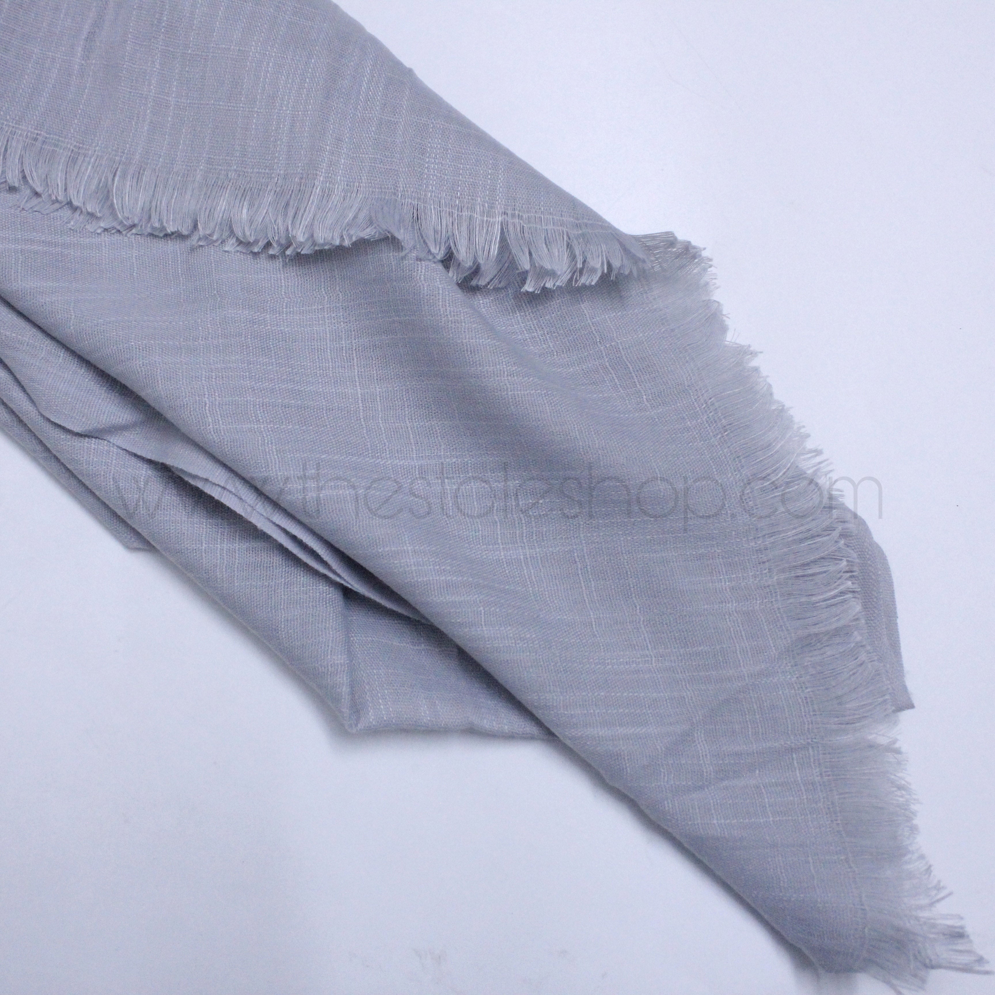 Premium Turkish – Slub Textured (Regular Width) – Dolphin Grey