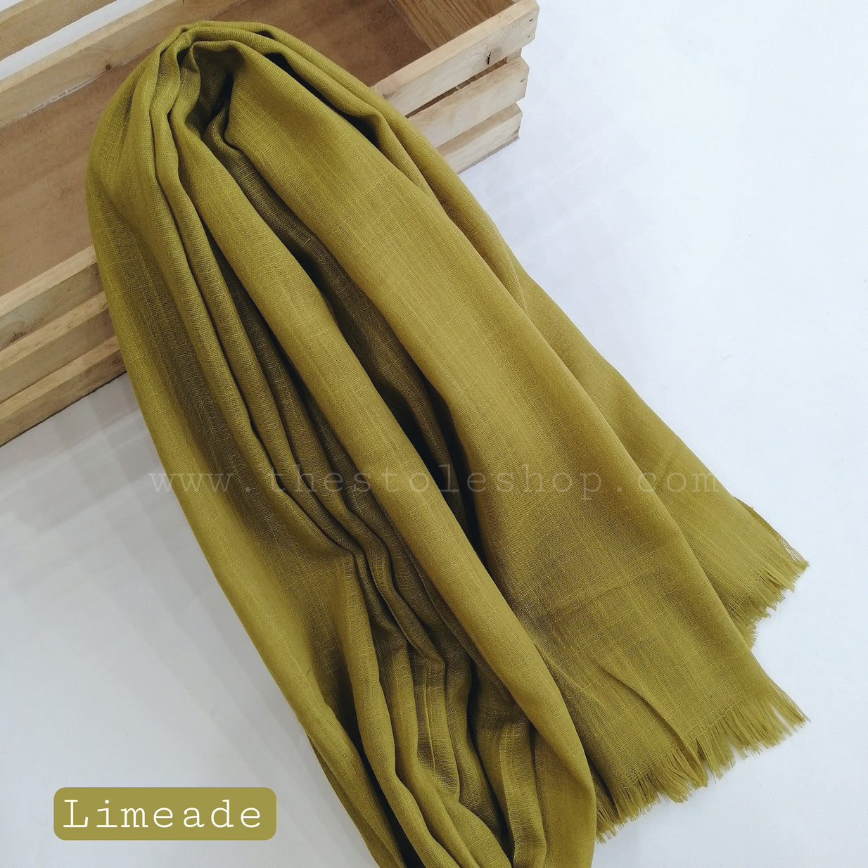 Premium Turkish – Slub Textured (Wider Width) – Limeade