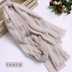 Premium Turkish – Slub Textured (Wider Width) – Ivory