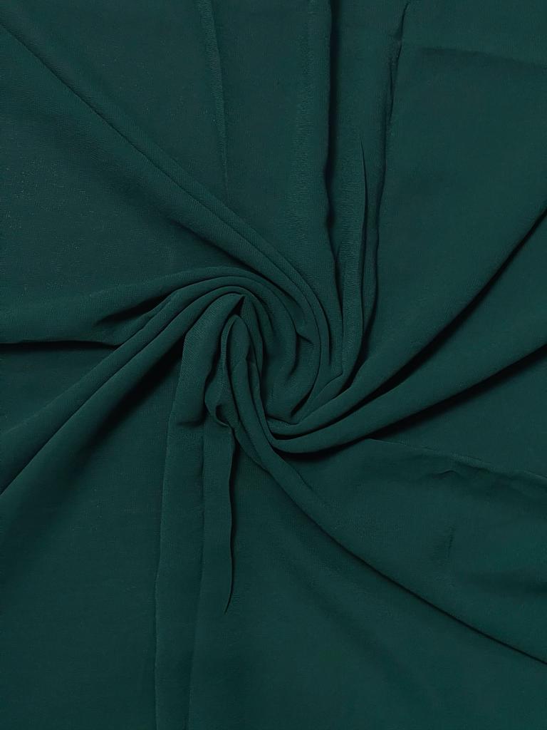 Classic Georgette - Bottle Green