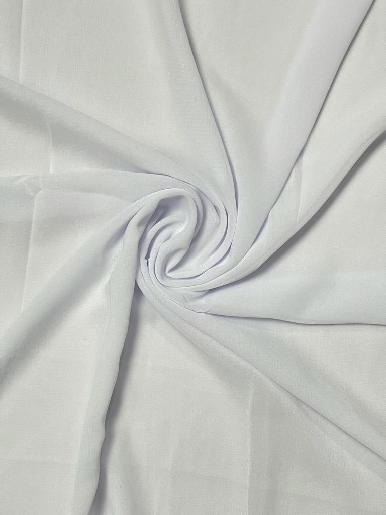 Classic Georgette - Pure White