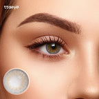 Basic Grey Colour Contact Lens With Lens Kit