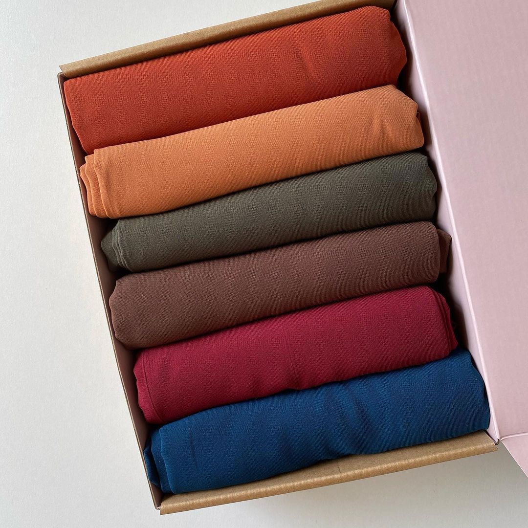 Georgette Hijab Box - Fall Nostalgia