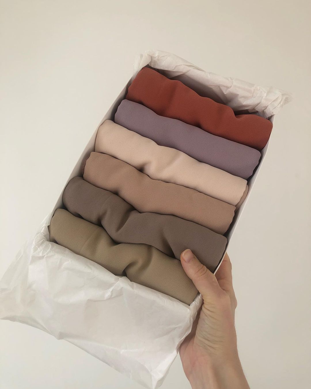 Georgette Hijab Box Of 6 In 'Vintage Dream'