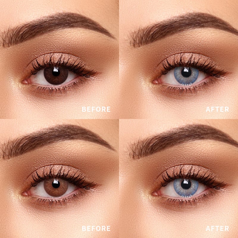 Blink Blue Colour Contact Lens With Lens Kit