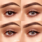 Light Brown Colour Contact Lens With Lens Kit