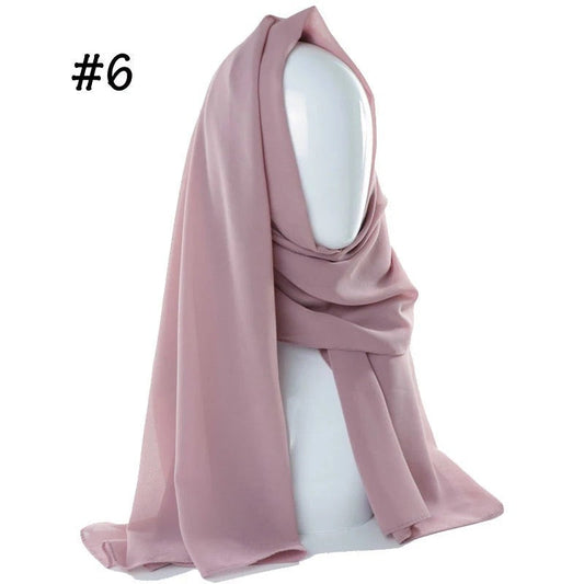 Delicate Lavender Chiffon Hijab