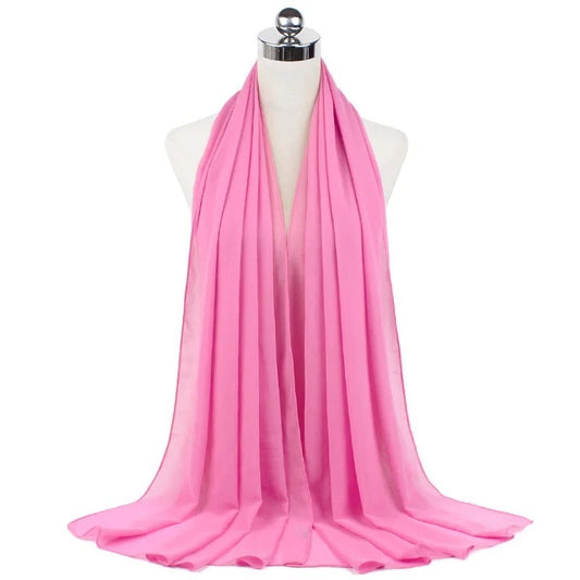 Dazzling Hot Pink Chiffon Drape