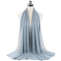 Serene Sky Blue Chiffon Drape