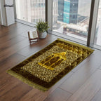 Velvet Foam Quilted Orthopedic Foam Padded Jai Namaz | Prayer Mat | Janamaz