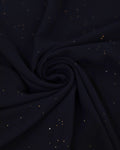 Glitter Georgette - Navy Blue