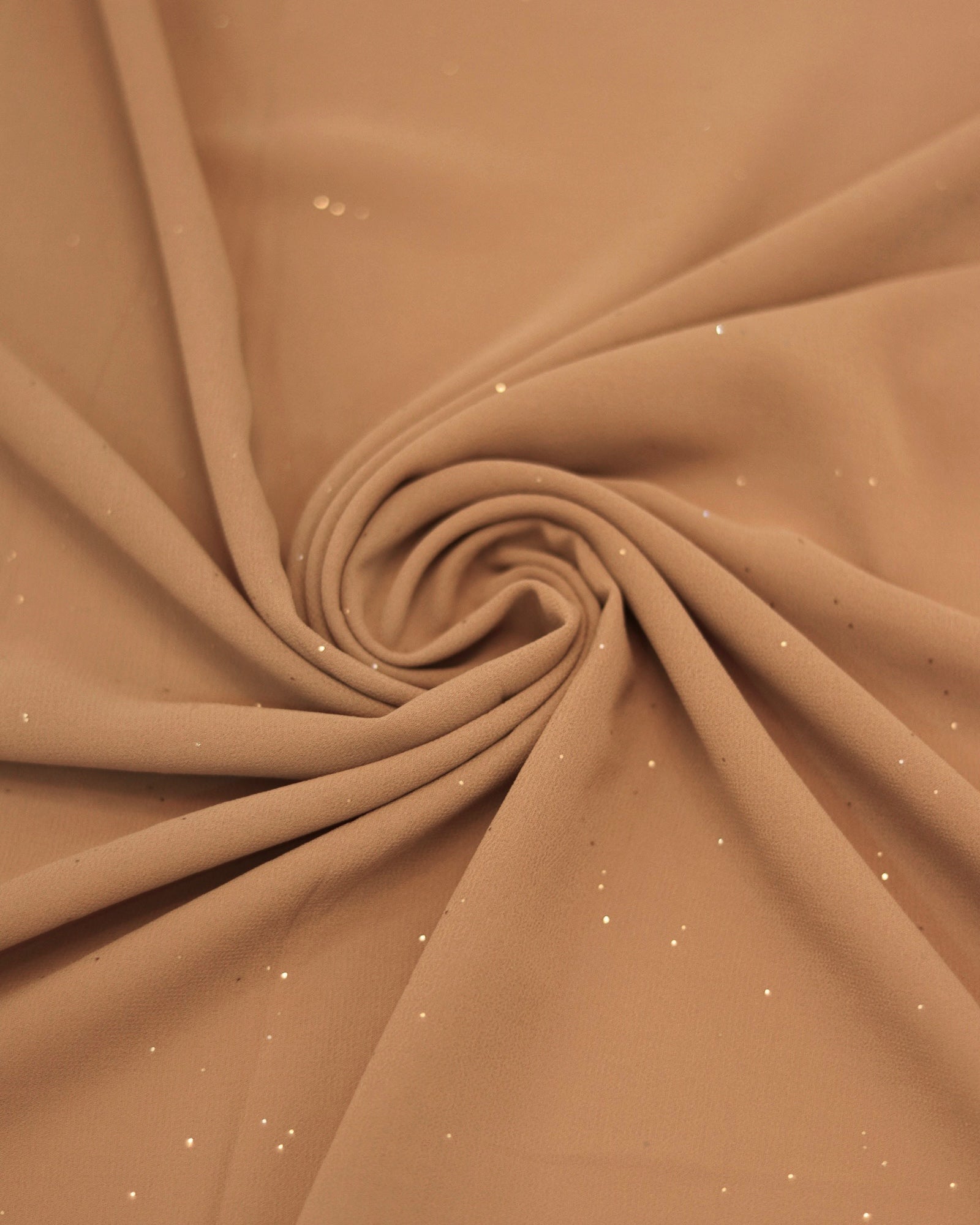 Glitter Georgette - Pure Biege