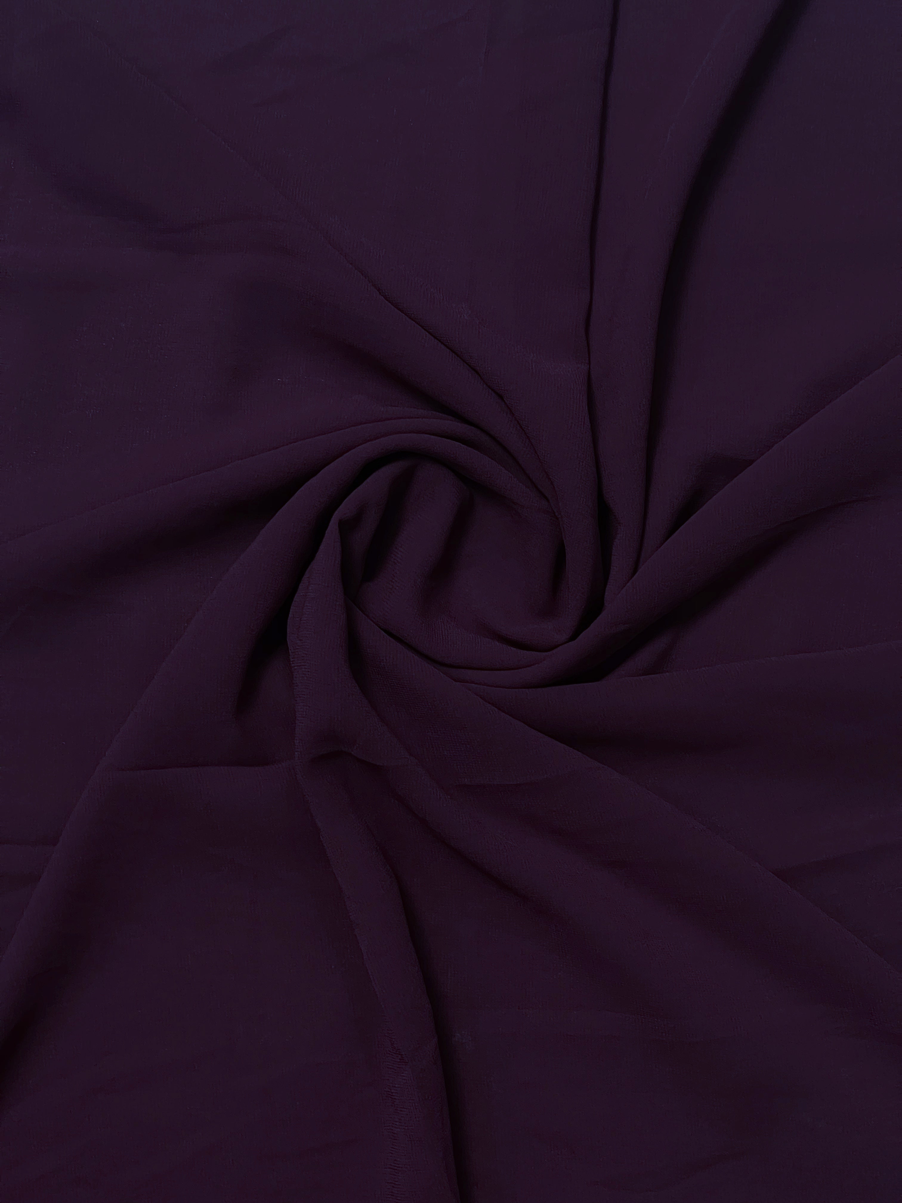 Classic Georgette - Eggplant