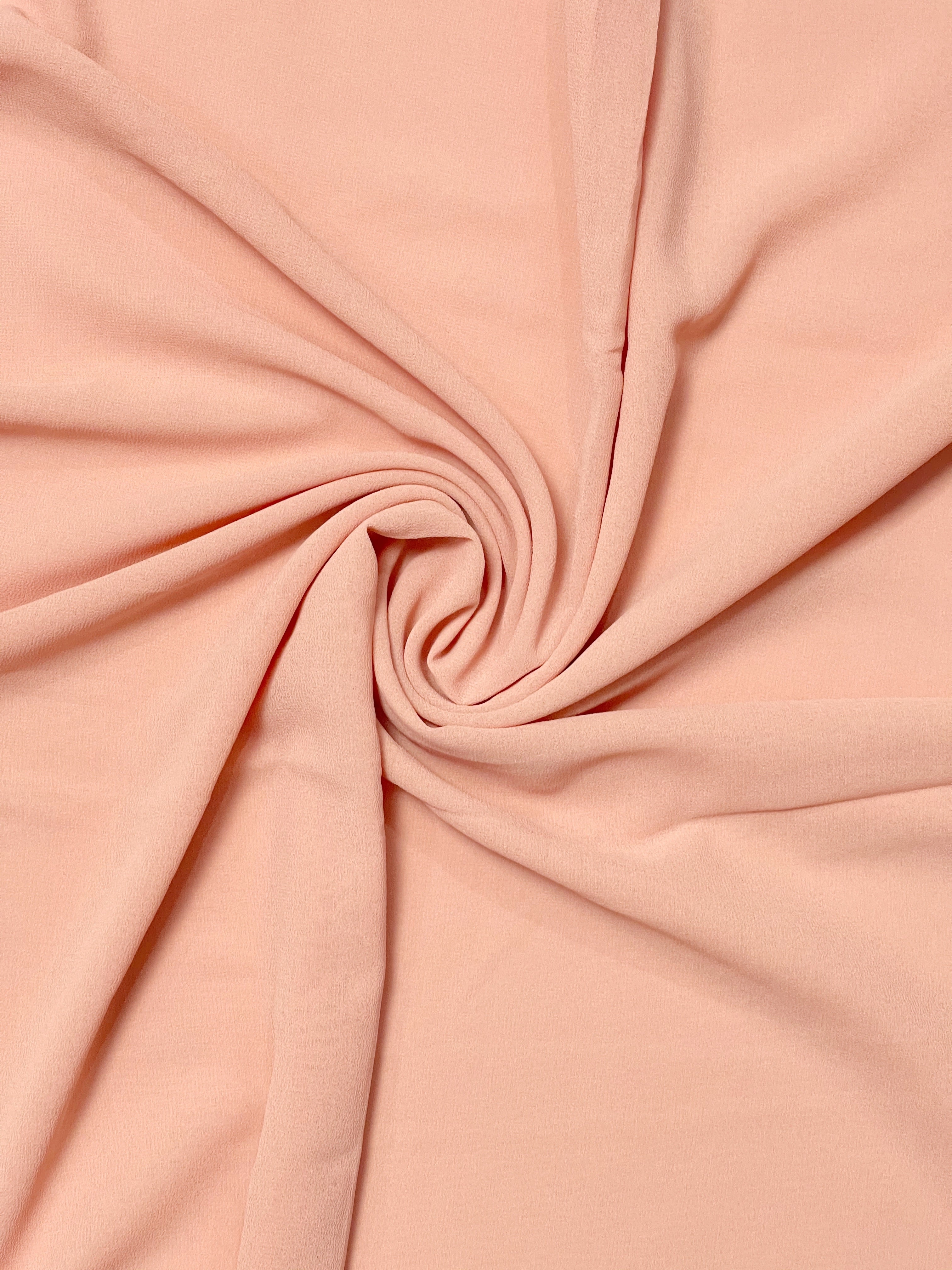Classic Georgette - Creamy Peach