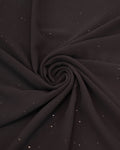 Glitter Georgette - Charcoal