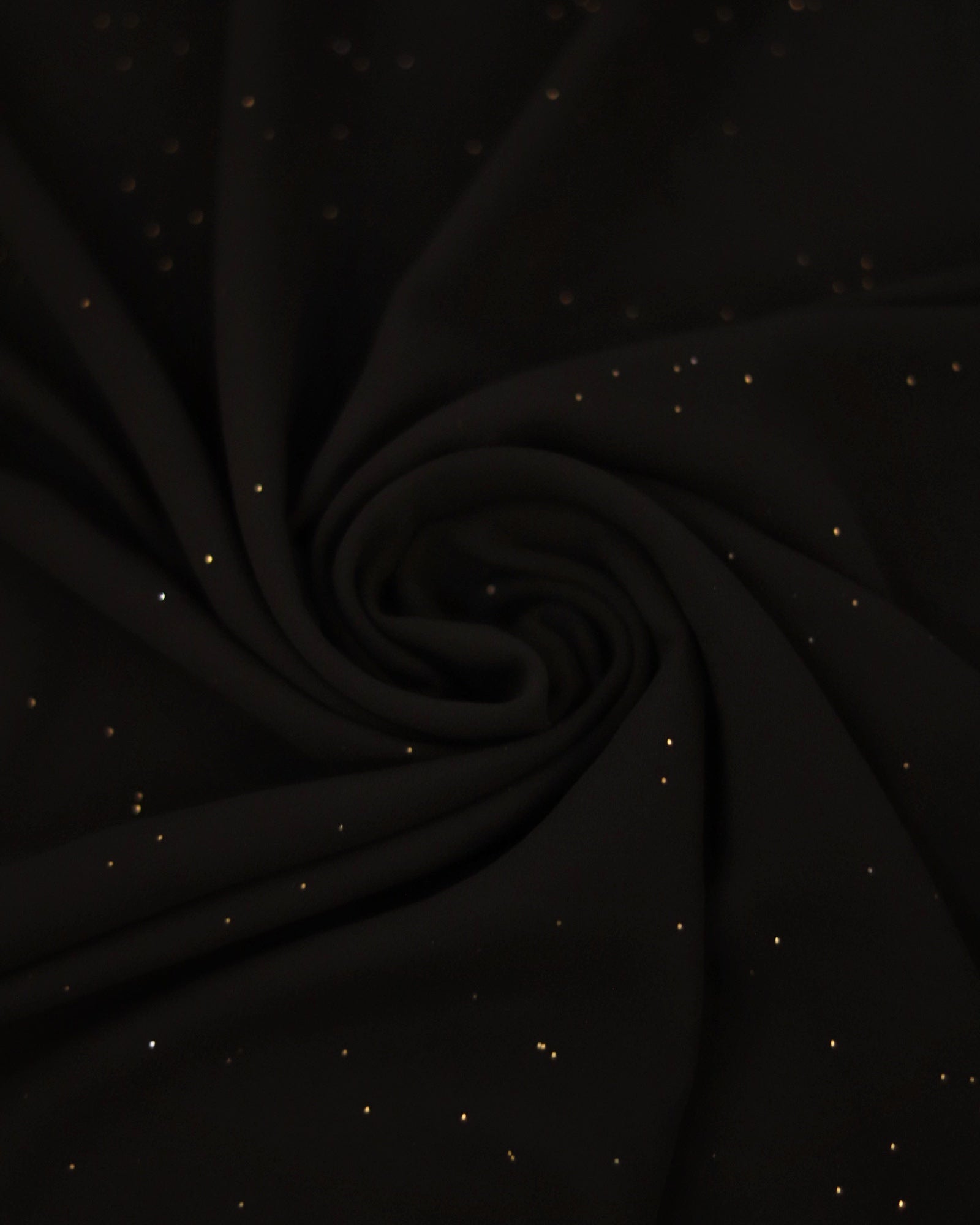 Glitter Georgette - Black