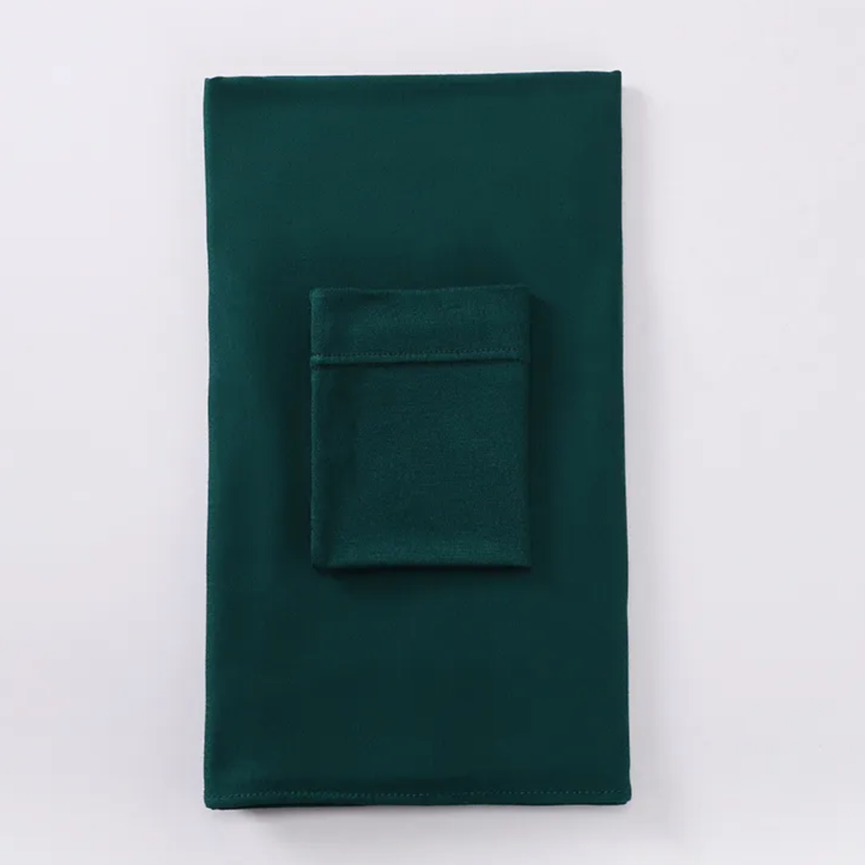 Georgette Hijab + Cap Set - Bottle Green