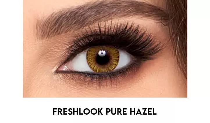 Freshlook Pure Hezel Eye Lenses Original Colour Lenses With Free Lens Kit
