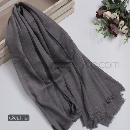 Premium Turkish – Slub Textured (Regular Width) – Graphite